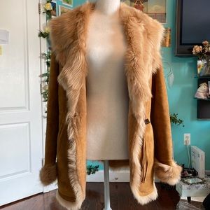 Genuine sheepskin coat